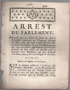 du 25 juin 1770