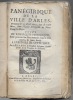 Panégirique de la ville d'Arles, prononcé le 25 avril 1743 … suivi de remarques historiques. FABRE Père