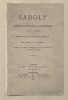 Saboly. Étude littéraire & historique.. FAURY Abbé J.-P.