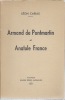 Armand de Pontmartin et Anatole France. CARIAS Léon