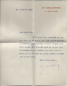 Correspondance