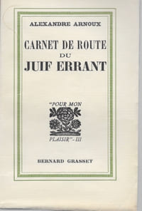 Carnet de route du Juif errant