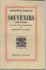 Souvenirs (1895-1918). LEBLANC Georgette