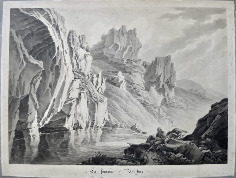 La Fontaine de Vaucluse. 