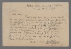 Autographe de Bonaparte-Wyse. BONAPARTE-WYSE William C.