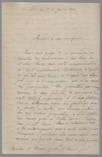 Autographe de Albert ARNAVIELLE