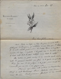 Autographe de Albert ARNAVIELLE