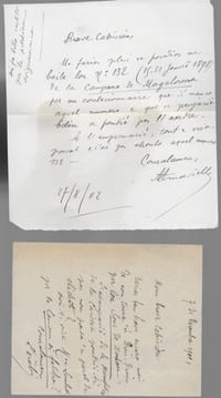 Autographe de Albert ARNAVIELLE