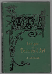 Lexique des termes d'art