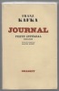 Journal 1910-1923. KAFKA franz