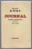 Journal 1910-1923. KAFKA franz