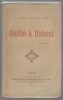 Gœthe et Diderot. BARBEY D'AUREVILLY Jules
