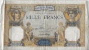 Billet de Mille Francs. Billet