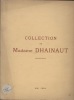 Collection de Madame DHAINAUT.. 