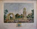 Vue de deux monumens antiques près de St Rémy en Provence. LAMY