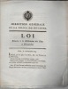Loi relative à la célébration des Fêtes et Dimanches. Louis XVIII