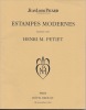 Estampes modernes Henri M. PETIET. Septième vente. 18 novembre 1994.. Henri M. PETIET