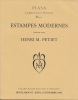 Estampes modernes Henri M. PETIET. Onzième vente. 21 novembre 1996.. Henri M. PETIET