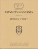 Estampes modernes Henri M. PETIET. Quinzième vente. 11 juin 1998.. Henri M. PETIET