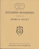 Estampes modernes Henri M. PETIET. Dix-septième vente. 10 décembre 1998.. Henri M. PETIET