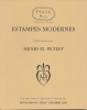 Estampes modernes Henri M. PETIET. Vingt-deuxième vente. 7 décembre 2000.. Henri M. PETIET