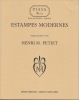 Estampes modernes Henri M. PETIET. Vingt-cinquième vente. 13 juin 2002.. Henri M. PETIET