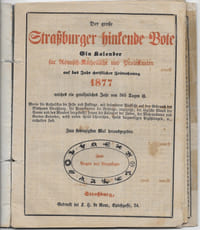 Der Grose Strasburger hintende Bote