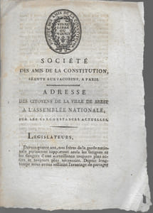 La Société des Amis de la Constitution