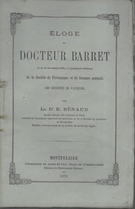 Éloge du docteur Barret