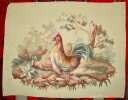 Coq et poule. Aubusson