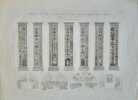 I pilastri delle mogge et le otto stanze in Vaticano. MAINA Hyacinte et PINELLI Bartolomeo