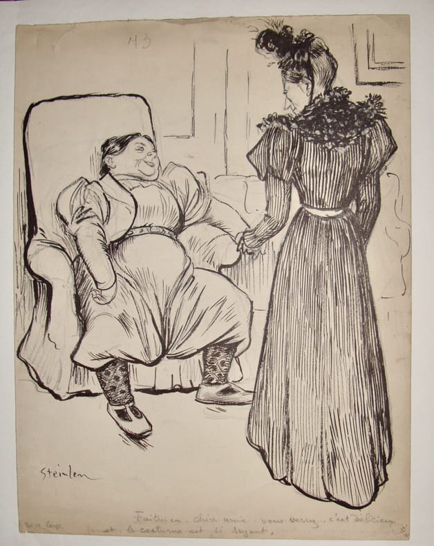 "Les affranchies". STEINLEN Th&eacute;ophile Alexandre