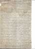 Manuscrit. HAUTEFORT DE PROVENCE