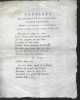 Couplets en l'honneur de S. A. R. Madame, Duchesse d'Angoulême. Duchesse d'Angoulême