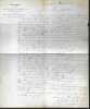 Lettre autographe signée . GUITTON-TALAMEL Frances
