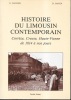 Histoire du Limousin contemporain. DAUGER D. ET DAYEN D.