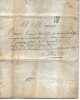 Lettre signée. ÉVAIN Baron