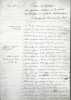 État analytique des questions relatives à la feuille des Bénéfices et affaires ecclésiastiques à l'époque de 24 novembre 1815. VAUBLANC Comte de