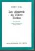 Les d&eacute;sarrois de l'&eacute;l&egrave;ve T&ouml;rless. MUSIL Robert