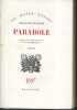 Parabole. FAULKNER William