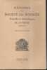 M&eacute;moires de la Soci&eacute;t&eacute; des Sciences Naturelles et Arch&eacute;ologiques de la Creuse. 