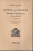 M&eacute;moires de la Soci&eacute;t&eacute; des Sciences Naturelles et Arch&eacute;ologiques de la Creuse. 