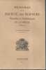 M&eacute;moires de la Soci&eacute;t&eacute; des Sciences Naturelles et Arch&eacute;ologiques de la Creuse. 
