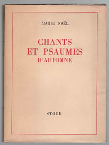 Chants et psaumes d’automne.