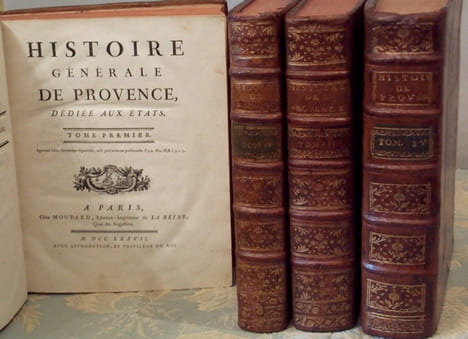 Histoire générale de Provence dédiée aux États.. PAPON Abbé