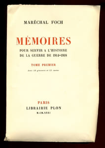 Mémoires pour servir à l'histoire de la guerre de 1914-1918