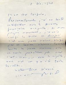 1883 - 1954. Romancier. Prix Goncourt en 1927. L.A.S. datée 5 décembre 1938.
