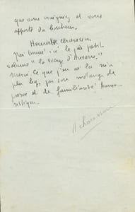 1884 - 1972. Poétesse française. L.A.S. datée 27 décembre 1930.