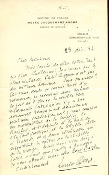 1876 - 1943. Historien d’art. 2 L.A.S. . GILLET Louis