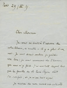 1869 - ? Historien, Académie française en 1922. 3 L.A.S.